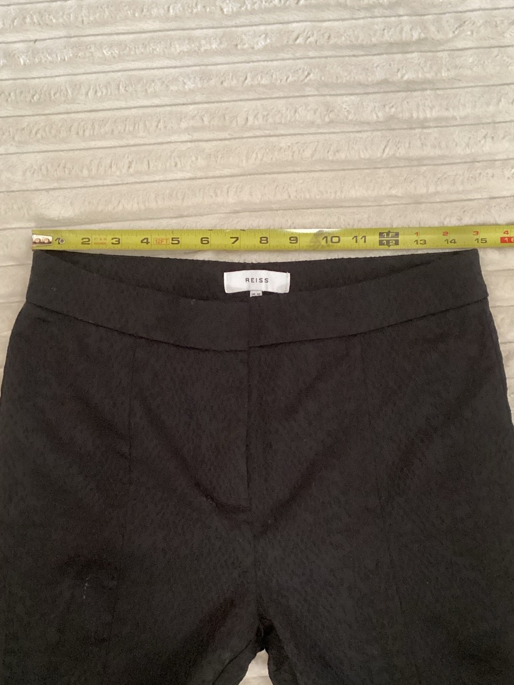 Reiss Black Slim Tailored Trousers